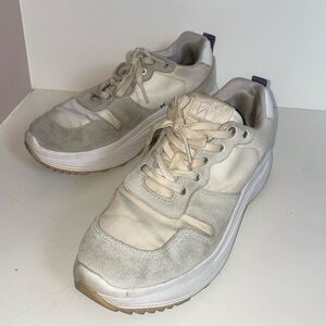 Eytys Cream and Gray Sneakers, Size: 39/8.5